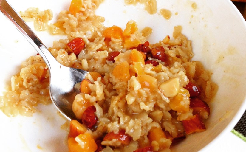 Almond Apricot Oatmeal / Cooking Without A&nbsp;Recipe