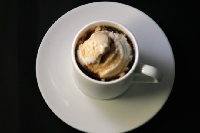 Affogato with Cold Brew Whiskey Coffee