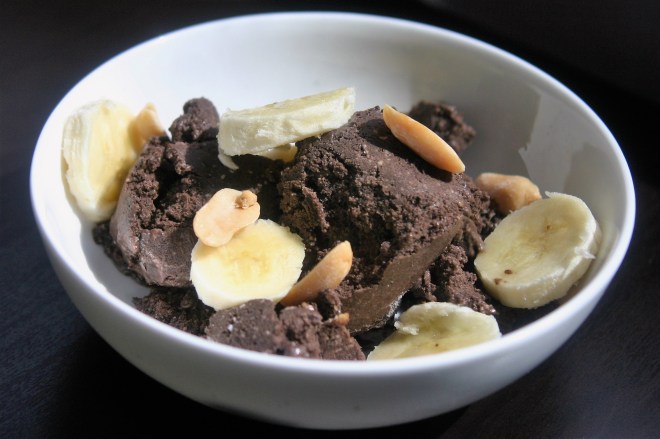 Chocolate Peanut Butter Vegan Ice Cream Nice Cream