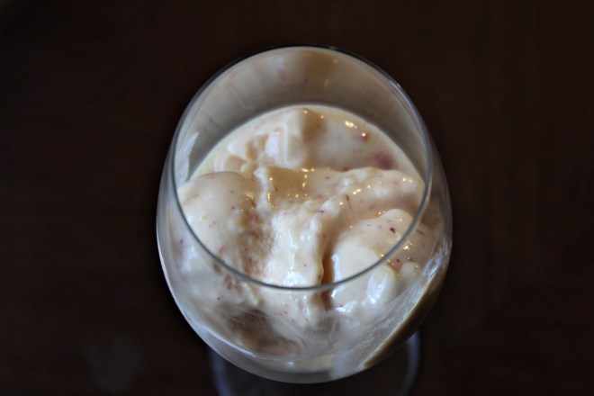 Easy Gluten Free 2 Ingredient Frozen Yogurt (vegan or not)