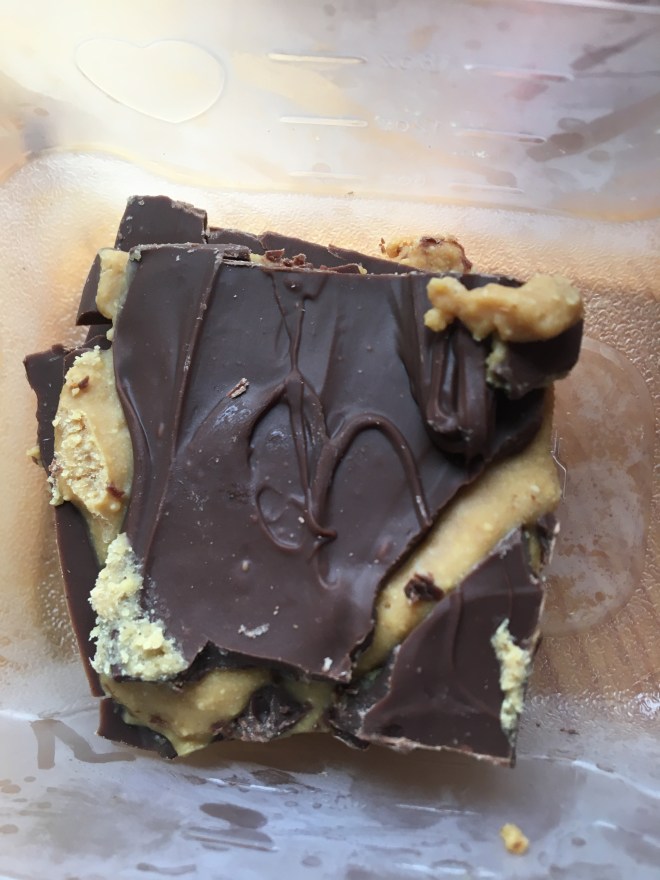 Chocolate Peanutbutter Cup Slab