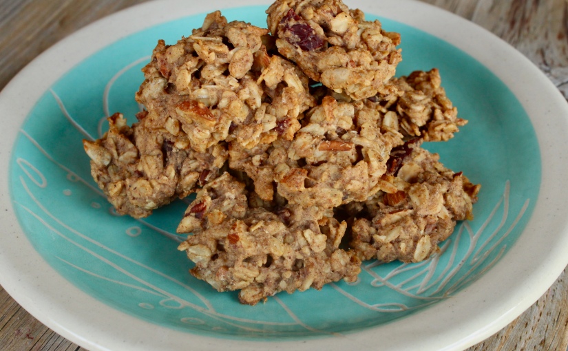Almond Cherry Breakfast Cookies Vegan and gluten free